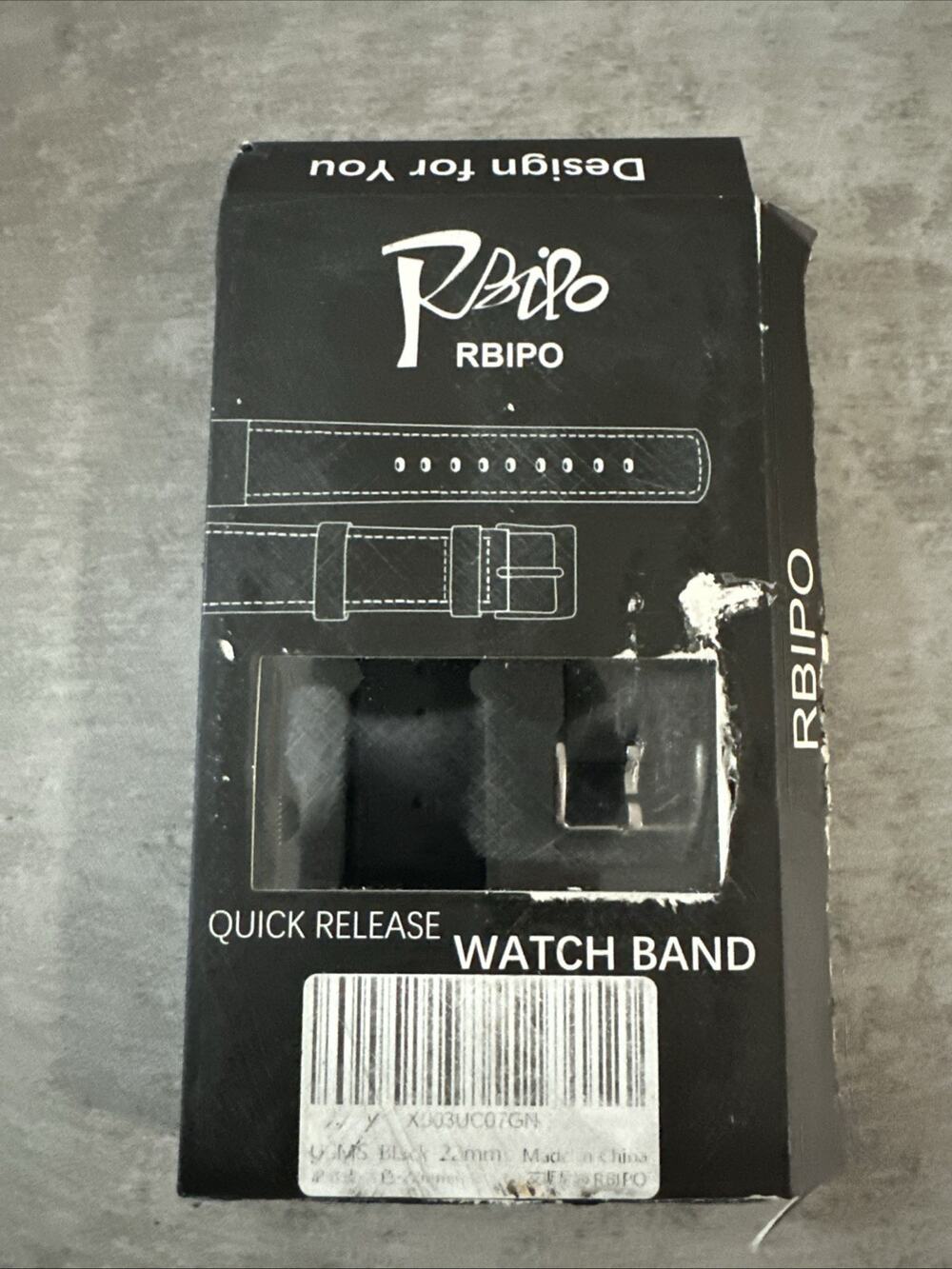 RBIPO Leather Watch Band Quick Release Watch Strap Replacement 14-24mm